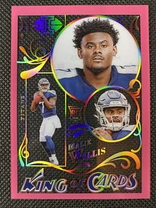 2022 Panini Illusions Malik Willis Pink King Of Cards Rookie /399 #KC-18 Titans - Picture 1 of 2