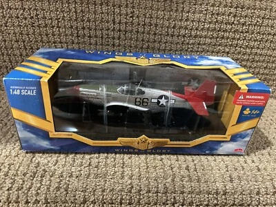 Wings of Glory 1:48 P-51C Mustang, 'By Request', Tuskegee Red Tails, No. 10163 - Image 1 of 4
