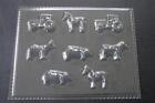 FARM TRACTOR HORSE PIG ANIMALS Chocolate Candy Soap Clay Cupcake Mold