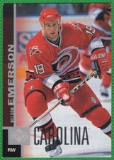Nelson Emerson - 1997-98 Upper Deck #243 - Carolina Hurricanes Hockey Card