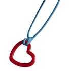 Sweet Resin Heart Pendant Necklace Fashion Collar Necklace Clavicle Chain