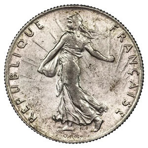 France 50 centimes 1907 Semeuse argent TTB+ F.190 Gad.420 KM.854 monnaie O.Roty - Imagen 1 de 2
