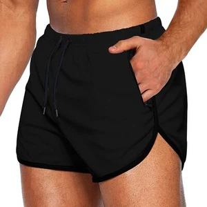 Mens Running Shorts 3 Inch Quick Dry Workout Athletic Short Shorts with Zippe... - Picture 1 of 9