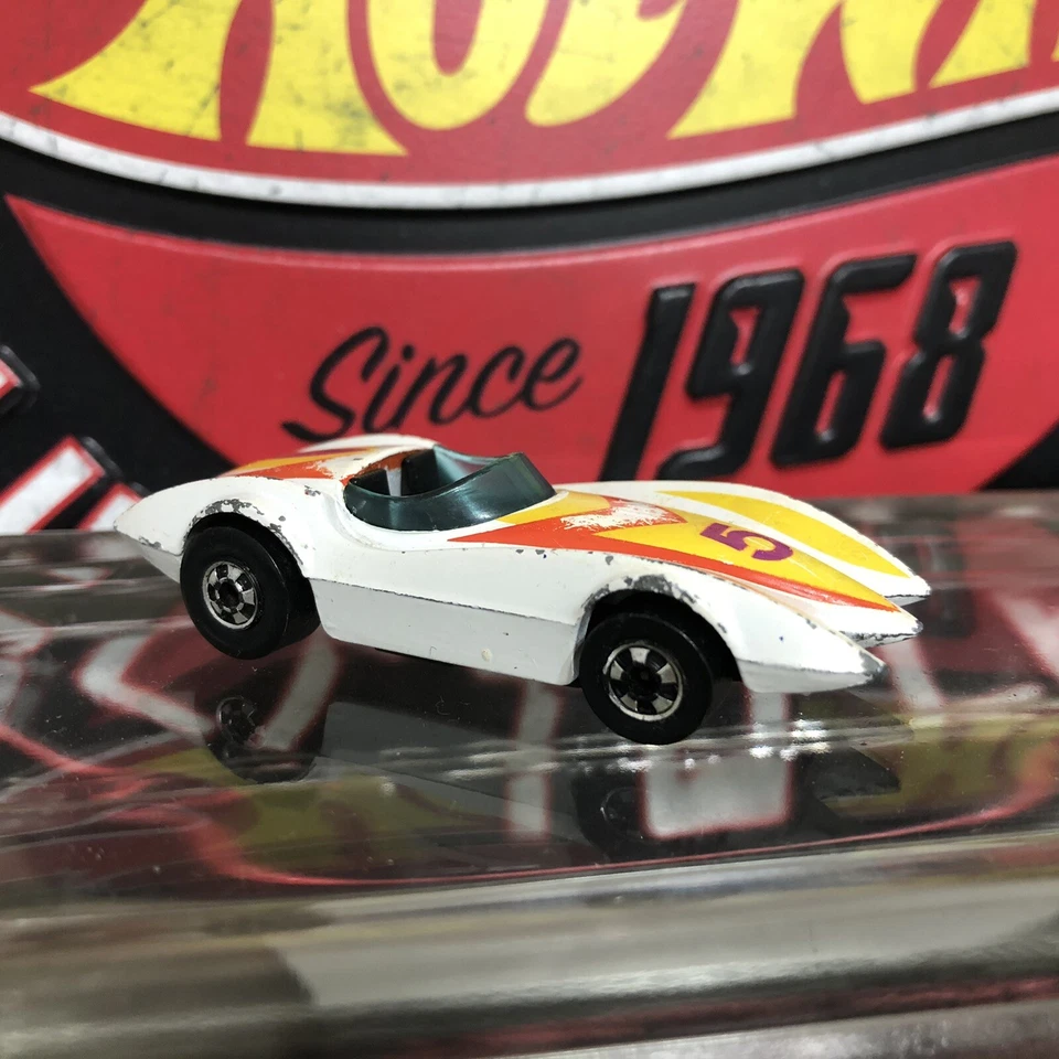 Vintage Hot Wheels 1976 SECOND WIND Hong Kong Black Wall Tires  - Image 1 of 4
