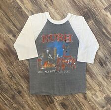 Vintage 1981 Rush Moving Pictures Tour Raglan Band Shirt