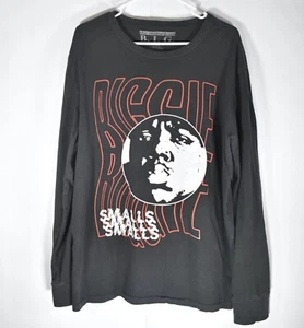 Camiseta The Notorious BIG Biggie Pequeña Para Hombre L Grande Negra Manga Larga - Imagen 1 de 7