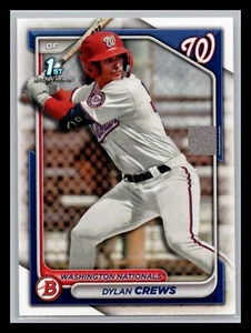 2024 Bowman #BP-23 Dylan Crews 1st Bowman Paper Washington Nationals - Picture 1 of 2
