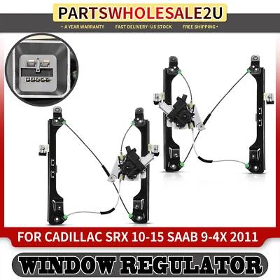 Regulador de ventana delantero izquierdo y derecho y motor para Cadillac SRX 2010-2015 Saab 9-4X Foto 1 de 4