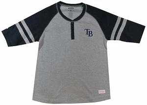 NEW STITCHES GIRLS HENLEY BASEBALL SHIRT TAMPA BAY RAYS SMALL - Picture 1 of 1