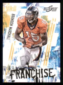 2009 Score Franchise Gold Zone #5 Brandon Marshall /299 - Picture 1 of 2