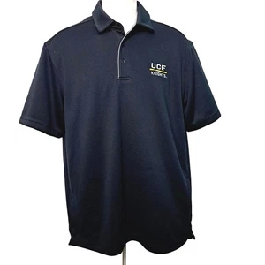 UCF Knights Under Armour Black Short Sleeve Heatgear Polo sz L New with Tags - Picture 1 of 3