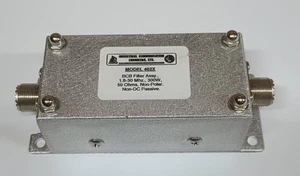 ICE Model 402X BCB AM Broadcast Band Filter. 50 Ohms. 1.8-30 MHz. - Zdjęcie 1 z 6