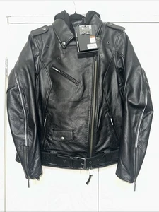 NWT $575.00 Harley-Davidson Womens Potomac 3-In-1 Leather Jacket Black Sz Xlarge - Picture 1 of 19