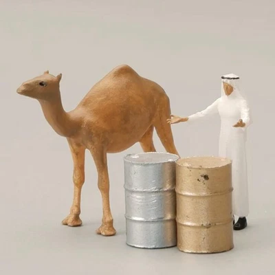 1/64 Figura animale Cammello dipinto a mano Mini per modello di architettura - Immagine 1 di 4