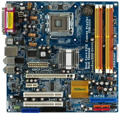 ASROCK CONROE1333-DVI/H S.775 DDR2 PCI-E PCI - Imagen 1 de 2