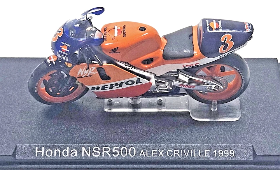 Atlas Deagostini 1:24 Honda NSR500 Alex Criville 1999 Modelo Moto Moto Foto 1 de 4