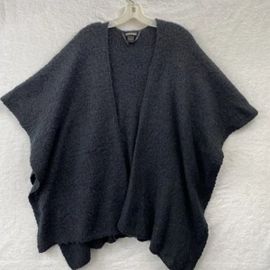 Mantón Steve Madden para mujer negro talla única para la mayoría de los delanteros abiertos - Imagen 1 de 12