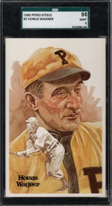 1980 PEREZ-STEELE #5 HONUS WAGNER POSTCARD - Picture 1 of 2