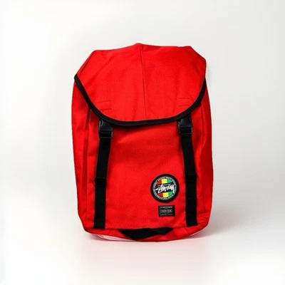 Nueva Mochila Roja Stussy x Porter 2014 Colección Cápsula Primavera/Verano Foto 1 de 4