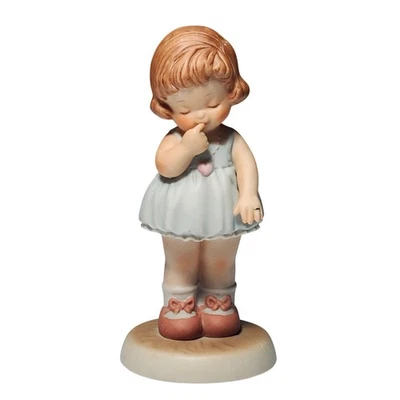 Figura de colección 1988 Enesco Memories Of Yesterday I'se Spoken For Girl Foto 1 de 4