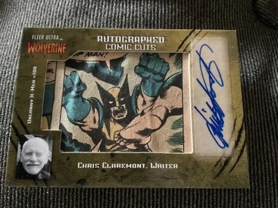 Fleer Ultra Wolverine 2023 autografiado cómic cortes X-men 100 Claremont #ed 10/10! Foto 1 de 2