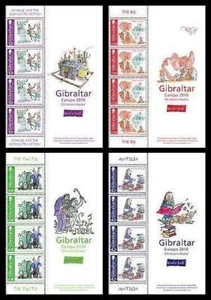 2010 Europa CEPT - Gibraltar - right vert strip (4 set) - Picture 1 of 1