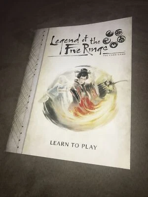 Legend of the Five Rings Game Spare Extra Parts - INSTRUCTION DIRECTION BOOK - Image 1 of 4