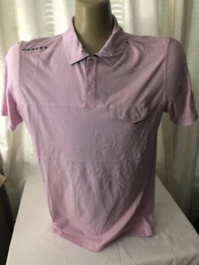 OAKLEY Hydorlix Mens Golf Polo S/S Pink Shirt The Presidents Cup Size XL - Picture 1 of 10