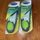 Dr. Scholl's Athletic Series RUNNING Shoes Sneaker Insoles Men's 7.5-10 Lot Of 2
