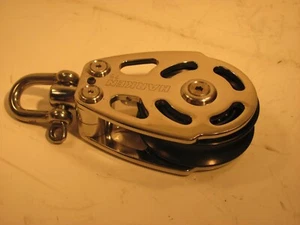 HARKEN 3129 75mm SS  SINGLE  BLOCK ULC  UNIVERSAL HEAD HEAVY DUTY 5000 # SWL  - Picture 1 of 3