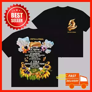 Dreamville Festival 2025 Fifth And Final Line Up T-Shirt - Picture 1 of 4
