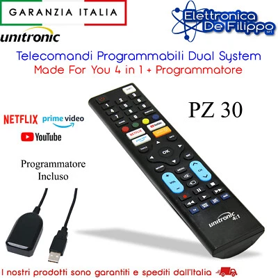 30 Telecomandi Programmabili Dual System Made For You 4 in 1 Con Programmatore - Immagine 1 di 3