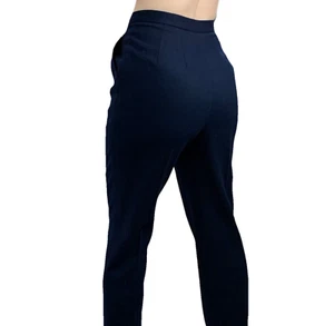 Vintage 80s Pendleton Womens 6 100% Virgin Wool Blue High Rise Trouser Pants USA - Picture 1 of 5