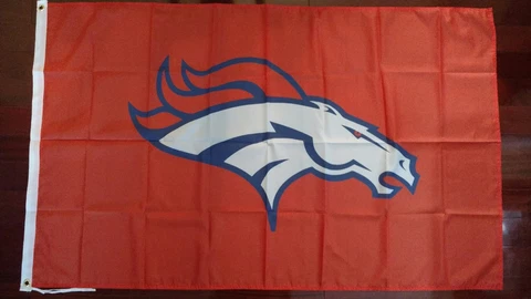 Denver Broncos 3x5 Flag. US seller. Free shipping within the US Cover