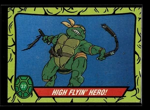 #37 High Flyin' Hero (BASE) 1989 Teenage Mutant Ninja Turtles (EX)(OTH) - Picture 1 of 2