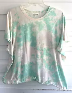 New Full Circle Trends Size 2X Draw String Bubble T-Shirt Tie Dye Top - Picture 1 of 7