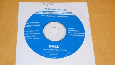  OEM Dell Optiplex Resource CD UC450 0TC935 Drivers Utilities 330 740 745 755  - Image 1 of 2