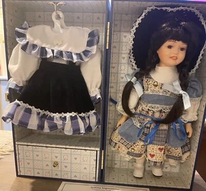 Heritage Mint Lasting Impressions Companion Collection Porcelain Doll W/Case,COA - Picture 1 of 7