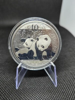 2010 China 10 Yuan Silver Panda Proof - Rare & Stunning .999 Fine Silver Coin - Image 1 of 2