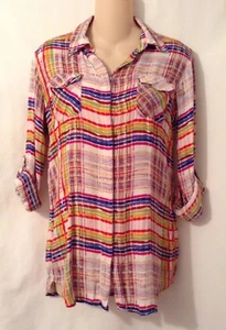 Cabi Print Button Up Top Size XS - Picture 1 of 4