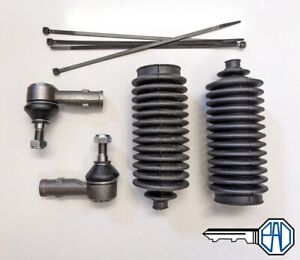 MG MGB & MGB GT Track Rod End / Steering Rack Gaiter Set - BHM7124/ GSJ168P