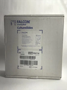 Falcon 354114 Chambered Cell Culture Slides 4 Well Sealed Pack of 24 #7 - Picture 1 of 3