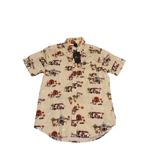 New Disney Pixar Coco Shirt Size Medium Box Lunch Exclusive Button Up Movie Top - Picture 1 of 7