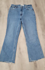 Abercrobie &amp; Fitch The &#39;70s Vintage Flare Ultra High Rise Blue Jeans Size 28/6r