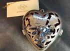 Lenox Giving Heart Silverplate Storage Container with surprise gift inside. YS