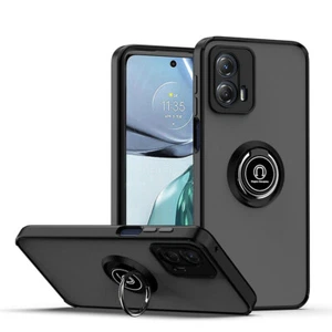For Motorola Moto G 5 2023 Shockproof Hybrid Kickstand Case Magnetic Ring Stand - Picture 1 of 3