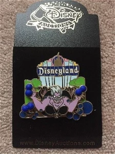 LE Disney AUCTIONS Pin Disneyland Marquee Ursula Little Mermaid Villain Free D - Picture 1 of 1