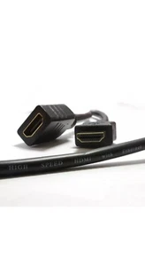 2m HDMI EXTENSION Cable Male Plug to Female Socket Lead to extend TV HDMI cable - Picture 1 of 5
