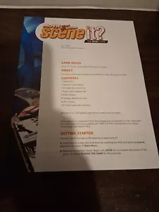 Scene it Movie 2nd Edition DVD Board Game Replacement Instructions - Picture 1 of 4
