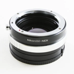 0.72x Focal Reducer Speed Booster Nikon F mount lens to Sony E NEX Adapter A6500 - Picture 1 of 3